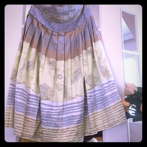 Bcbg Girls strapless silk mini dress size small.